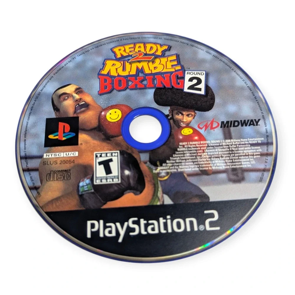 Midway Ready 2 Rumble Boxing Round 2 Sony PlayStation 2 PS2 CIB Complete